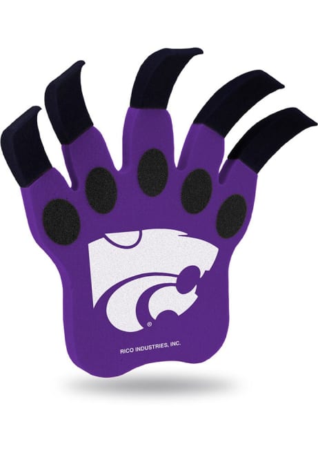 Purple K-State Wildcats Claw Foam Finger