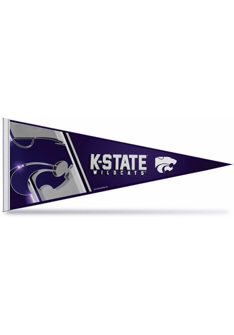 Purple K-State Wildcats Standard 12x30 Pennant