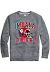 Main image for Mens Indiana Hoosiers Grey Rally Triblend Football Helmet Number One Fashion Sweatshirt