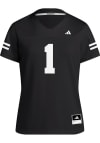 Main image for Womens Nebraska Cornhuskers Black Adidas Performace Football Jersey