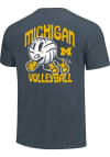 Main image for Michigan Wolverines Navy Blue  Volleyball Short Sleeve T Shirt