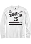Main image for Ean Somoza Mens White Western Michigan Broncos NIL 2025 National Champions Shirzee Long Sleeve Pla..