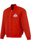 Main image for Mens Red Ohio State Buckeyes Reversible Primary Logo Medium Weight Jacket