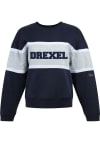 Main image for Womens Drexel Dragons Navy Blue Hype and Vice Taylor Crew Sweatshirt