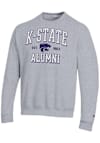 Main image for Mens K-State Wildcats Grey Champion Est Alumni Powerblend Crew Sweatshirt