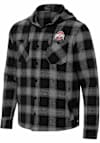 Main image for Mens Ohio State Buckeyes Black Antigua Arranged Light Weight Jacket