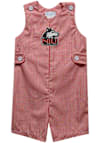 Main image for Toddler Northern Illinois Huskies Red Vive La Fete Gingham Overalls
