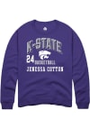 Main image for Jenessa Cotton Rally Mens Purple K-State Wildcats NIL Arch Logo Player Crew