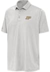Main image for Mens Purdue Boilermakers Grey Antigua Hurdle Short Sleeve Polo Shirt