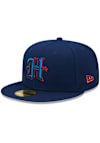 Main image for New Era Houston Texans Mens Navy Blue H Logo Basic 59FIFTY Fitted Hat