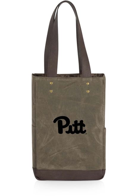 Khaki Pitt Panthers 2 Bottle Insulated Bag Wine Accessory