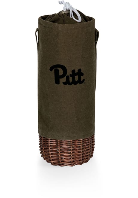 Khaki Pitt Panthers Malbec Insulated Basket Wine Accessory