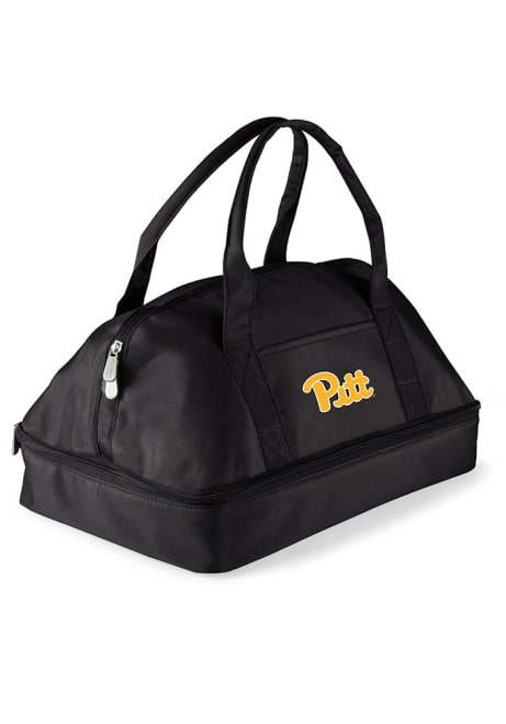 Pitt Panthers Black Picnic Time Potluck Casserole Tote Serving Tray