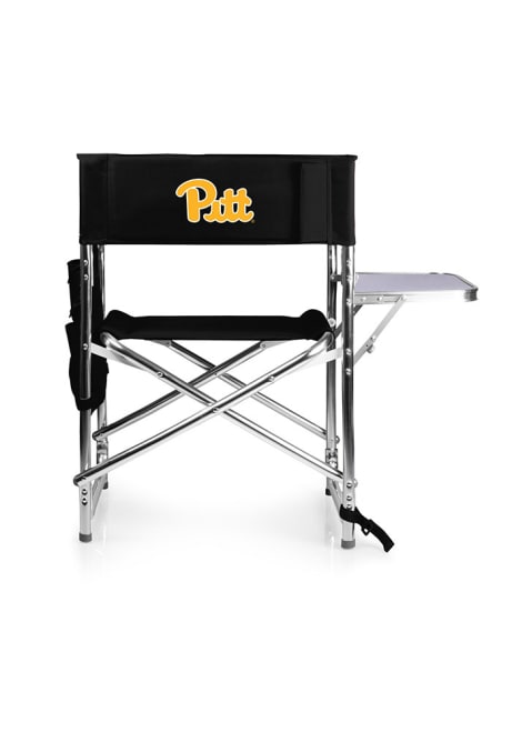 Black Pitt Panthers Sports Folding Chair