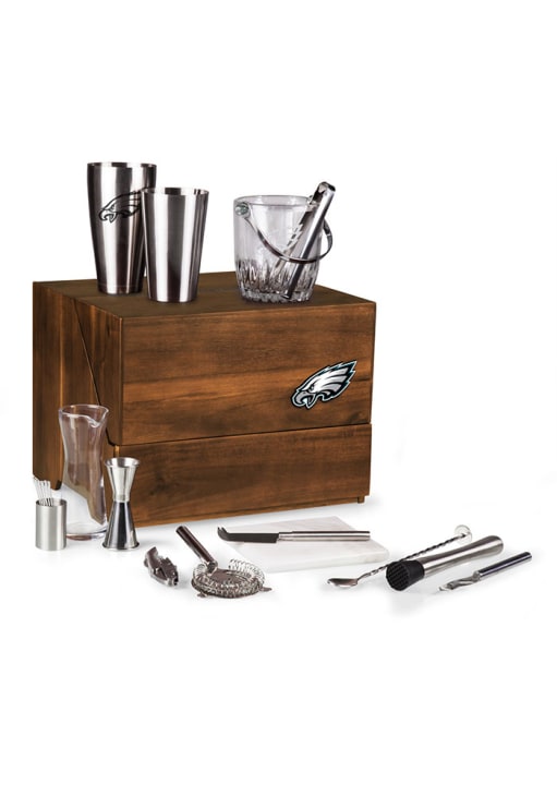 Philadelphia Eagles Madison Bar 19 Piece Colored Drink Set