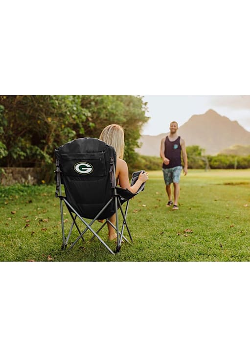 Green Bay Packers BLACK Reclining Folding Chair 74202663
