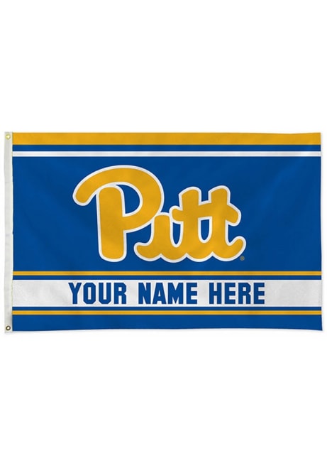 Gold Pitt Panthers Personalized 3x5 Banner