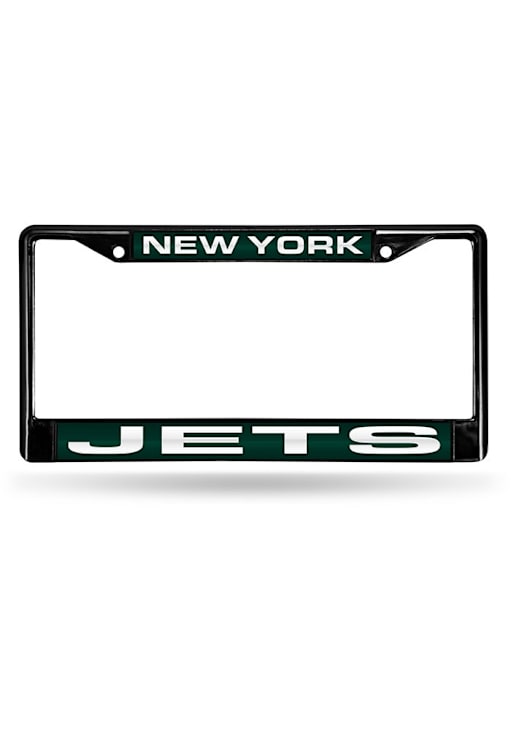 New York Jets License Plate Frame New York Jets BLACK Black