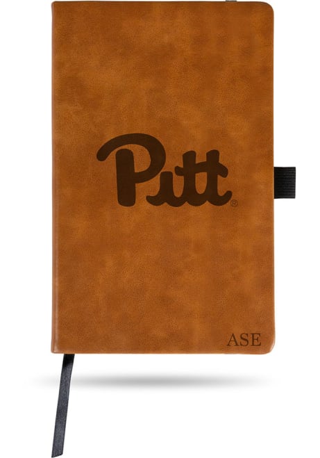Brown Pitt Panthers Personalized Laser Engraved Notebooks and Folders