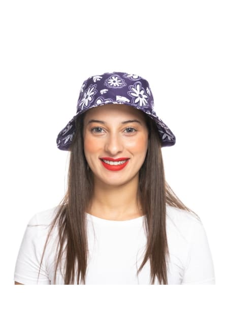 Flower K-State Wildcats Mens Bucket Hat