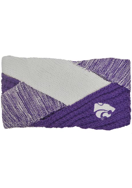 Criss Cross K-State Wildcats Womens Headband - Purple