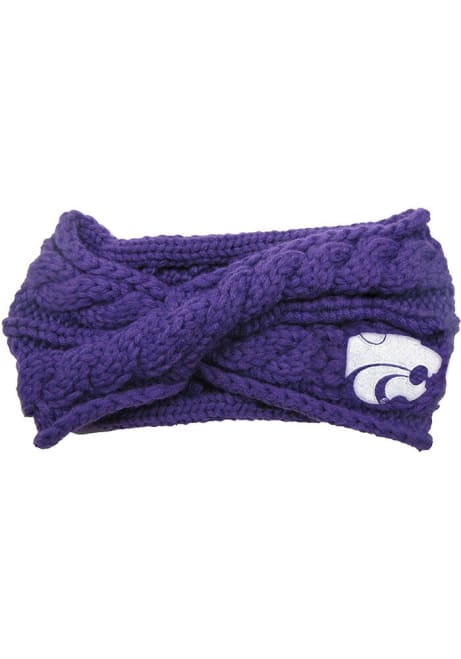 Cable Knit K-State Wildcats Womens Headband