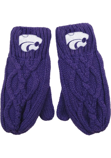 Cable Mittens K-State Wildcats Womens Gloves