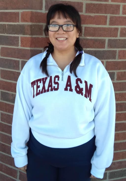 Texas A&M Aggies Womens White Cropped Qtr Zip