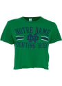 Notre Dame Fighting Irish Womens Divine Cropped T-Shirt - Kelly Green