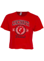 Cincinnati Bearcats Womens Cropped T-Shirt - Red