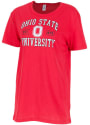 Ohio State Buckeyes Womens Oversized T-Shirt - Red