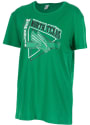 North Texas Mean Green Womens Oversized T-Shirt - Kelly Green