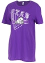 TCU Horned Frogs Womens Oversized T-Shirt - Purple