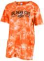 Oklahoma State Cowboys Womens Tie Dye T-Shirt - Orange