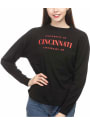 Cincinnati Bearcats Womens Drop Shoulder T-Shirt - Black