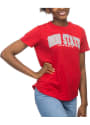 Ohio State Buckeyes Womens Scoop Bottom T-Shirt - Red