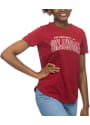 Oklahoma Sooners Womens Scoop Bottom T-Shirt - Crimson