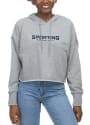 Sporting Kansas City Womens Terry Hooded Sweatshirt - Grey