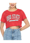 Main image for Ohio State Buckeyes Womens Cropped Fashion Football Jersey - Red