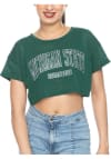 Main image for Womens Green Michigan State Spartans Cropped Jersey Fashion Football