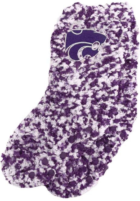 Marled Slipper K-State Wildcats Youth Crew Socks