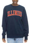 Main image for Womens Navy Blue Illinois Fighting Illini Sport Crew Sweatshirt