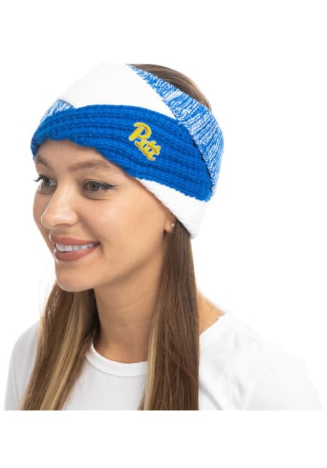 Criss Cross Pitt Panthers Womens Headband - Blue