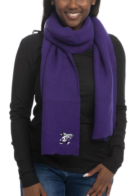 Fashion Knit K-State Wildcats Womens Scarf - Purple