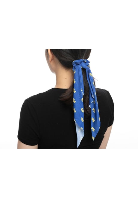 Mini Logo Pitt Panthers Womens Hair Scrunchie - Blue