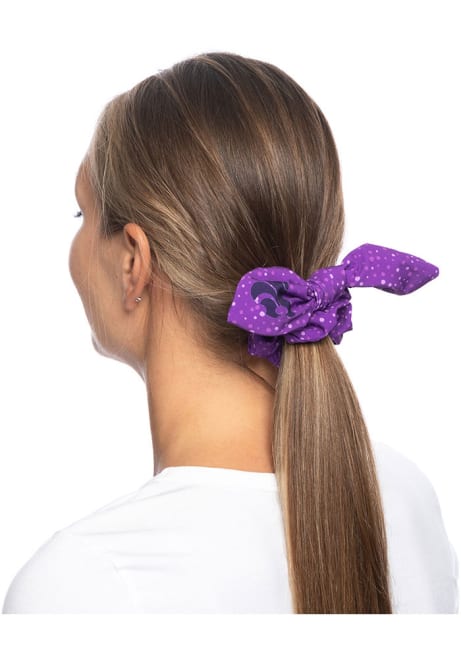 Speckle K-State Wildcats Womens Hair Scrunchie - Purple