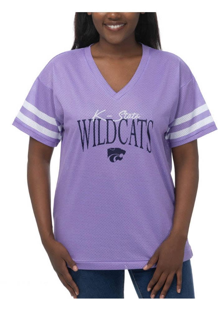 Womens LAVENDER K-State Wildcats Subtle Jersey Fashion Football