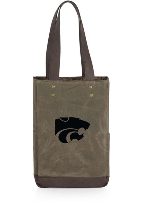 Khaki K-State Wildcats 2 Bottle Insulated Bag Wine Accessory