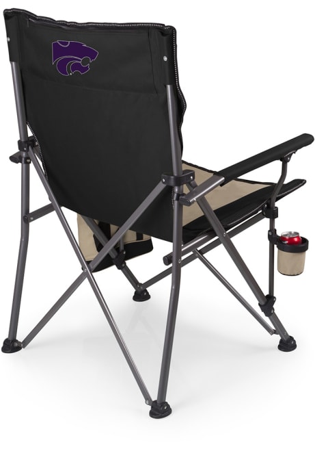 Black K-State Wildcats Cooler and Big Bear XL Deluxe Chair
