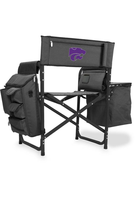 Grey K-State Wildcats Fusion Deluxe Chair